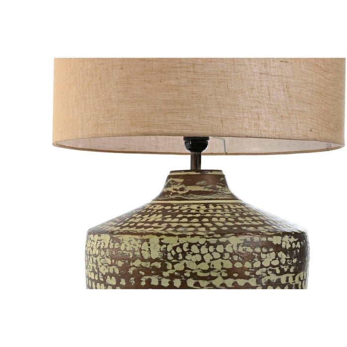 Настолна лампа Home ESPRIT Бежов Мед Алуминий 50 W 220 V 42 x 42 x 63 cm