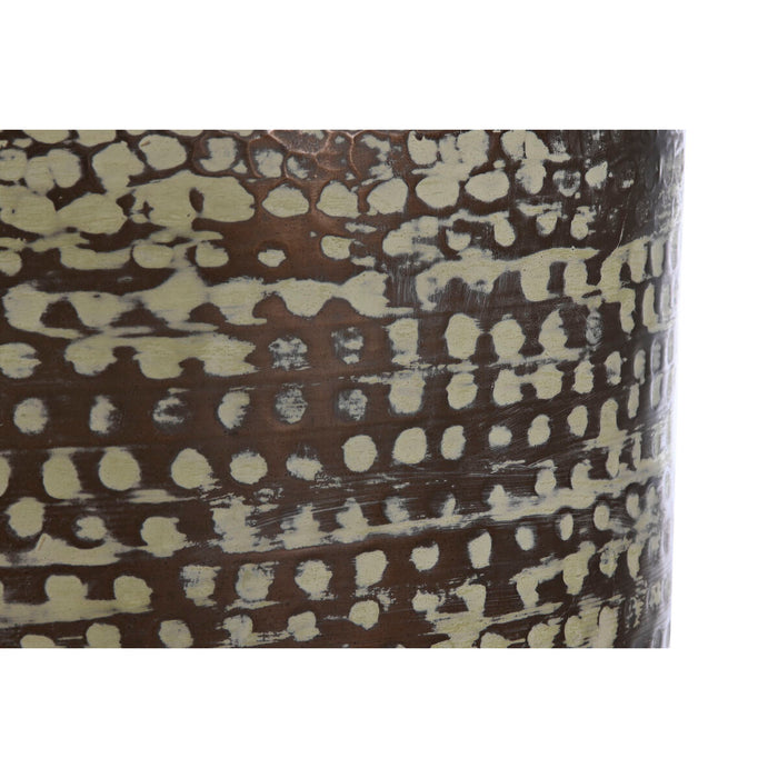 Настолна лампа Home ESPRIT Бежов Мед Алуминий 50 W 220 V 42 x 42 x 63 cm