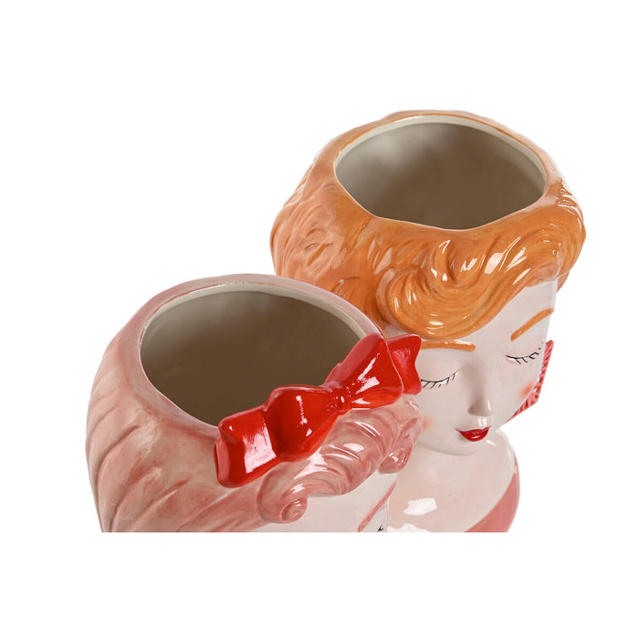 Саксия Home ESPRIT Многоцветен Dolomite chica 16 x 14 x 26 cm (2 броя)