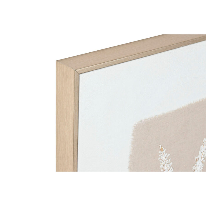 Пластно Home ESPRIT Бял Бежов Lilled Скандинавски 62 x 4,5 x 82 cm (2 броя)