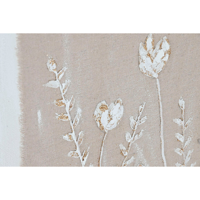 Пластно Home ESPRIT Бял Бежов Lilled Скандинавски 62 x 4,5 x 82 cm (2 броя)