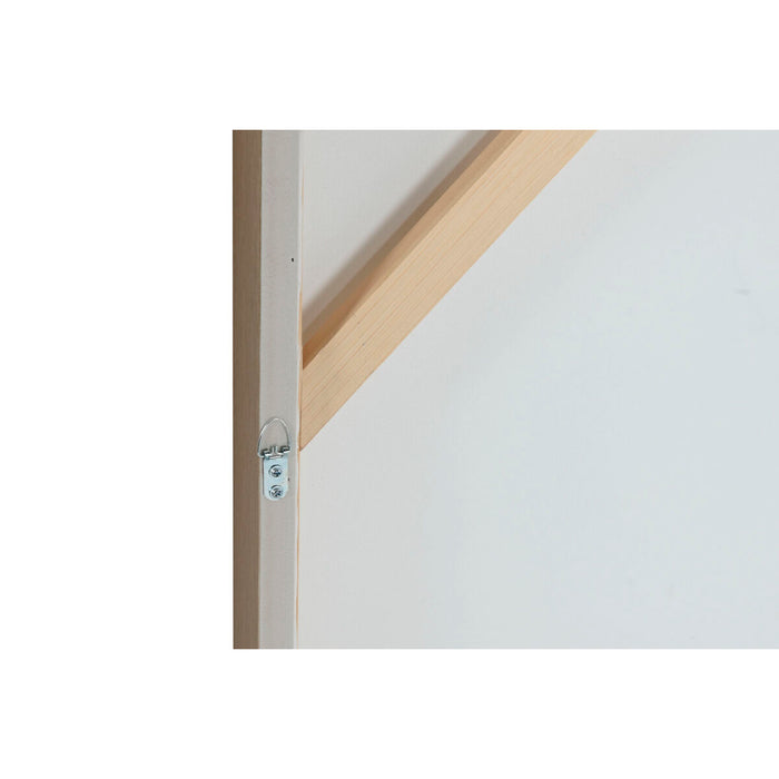 Пластно Home ESPRIT Бял Бежов Lilled Скандинавски 62 x 4,5 x 82 cm (2 броя)