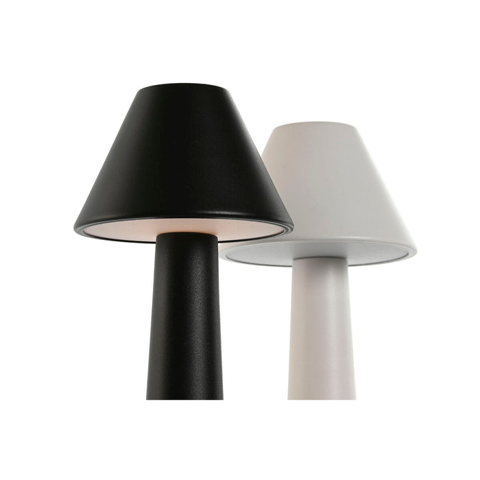 Настолна лампа Home ESPRIT Бял Черен 9 x 9 x 24 cm (2 броя)