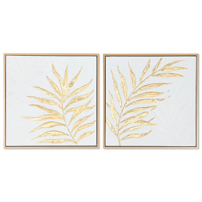 Пластно Home ESPRIT Пластно Дървен MDF 42 x 4 x 42 cm