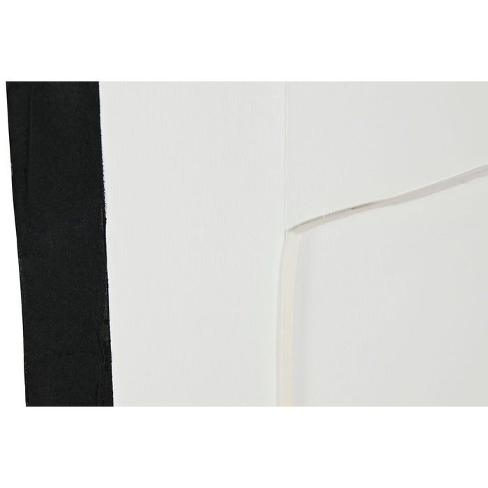 Картина Home ESPRIT Бял Черен Абстрактен Модерен 82 x 3,8 x 102 cm (2 броя)