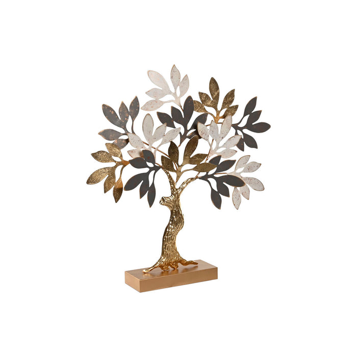 Декоративна фигурка Home ESPRIT Сив Златен Дърво Модерен 50 x 9 x 52 cm