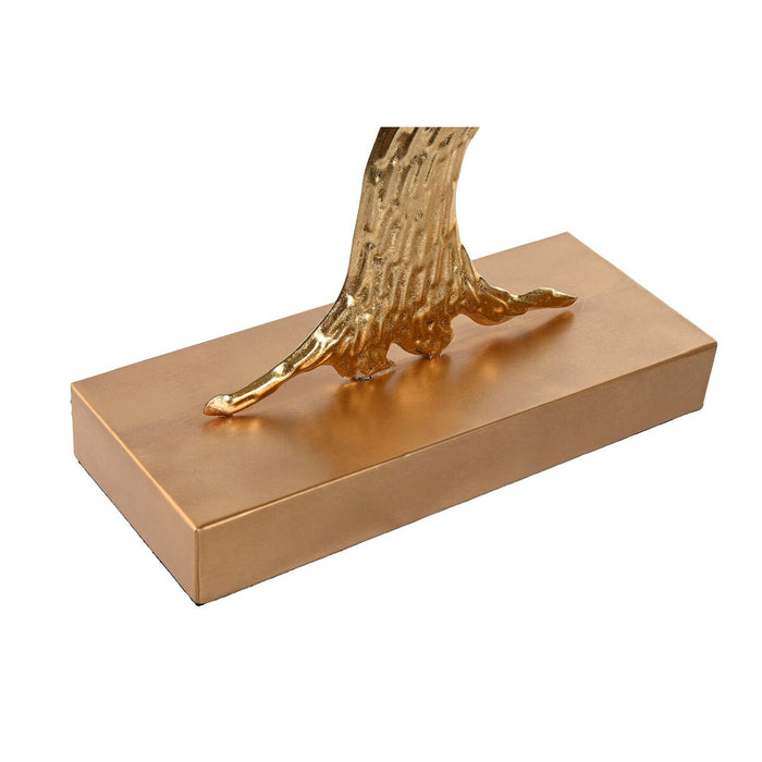 Декоративна фигурка Home ESPRIT Сив Златен Дърво Модерен 50 x 9 x 52 cm