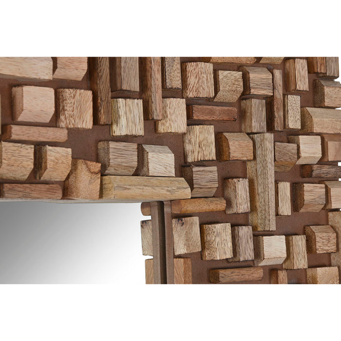 Стенно огледало Home ESPRIT Кафяв Модерен 91 x 4 x 183 cm