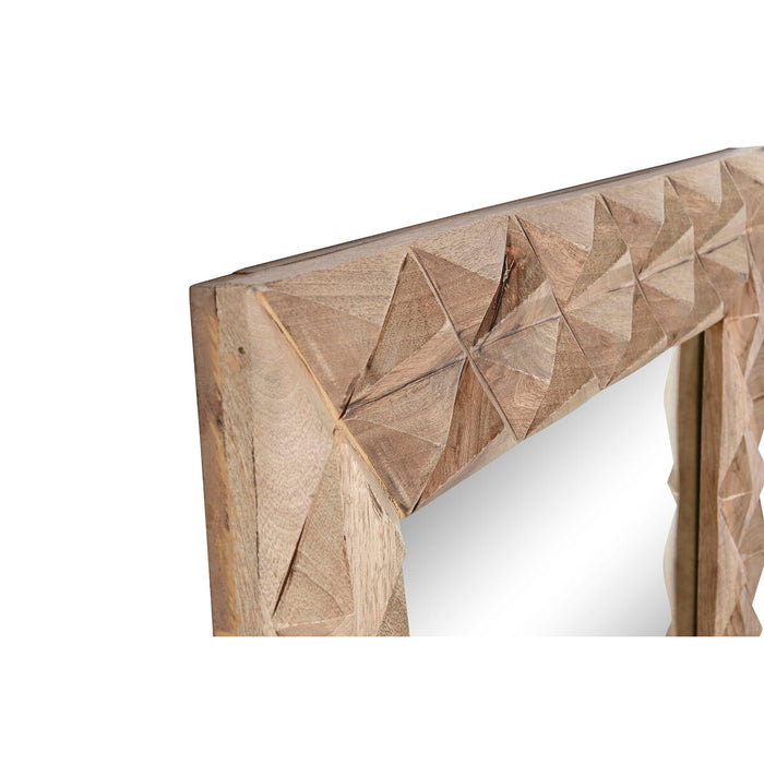 Стенно огледало Home ESPRIT Естествен Модерен 76 x 4 x 183 cm