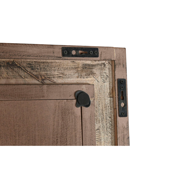 Стенно огледало Home ESPRIT Естествен Модерен 76 x 4 x 183 cm