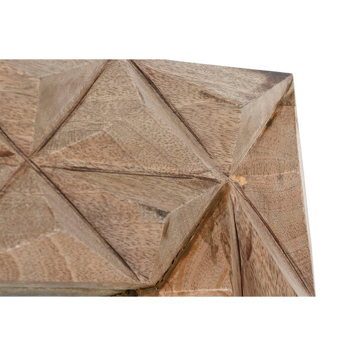 Стенно огледало Home ESPRIT Естествен Модерен 76 x 4 x 183 cm