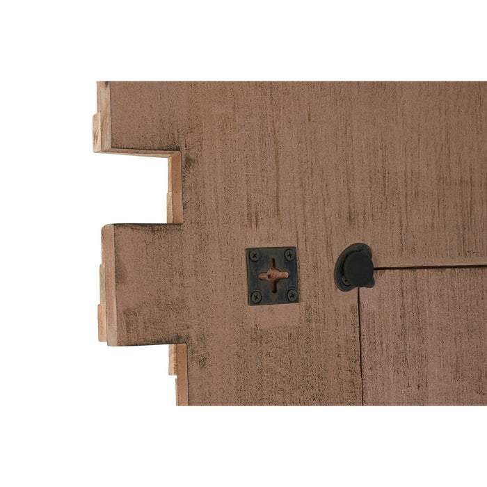 Стенно огледало Home ESPRIT Естествен Стволове Bali 91 x 3 x 183 cm