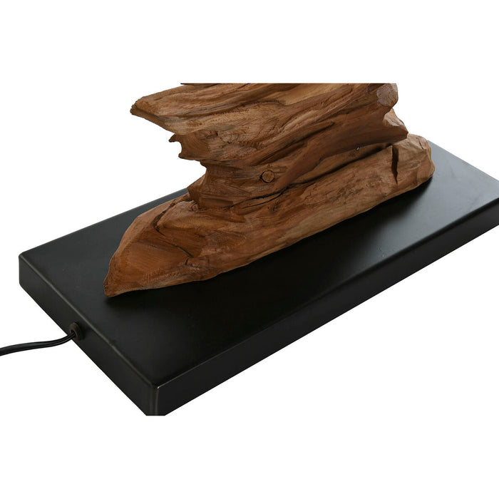 Настолна лампа Home ESPRIT Желязо тиково дърво 50 X 22 X 80 cm