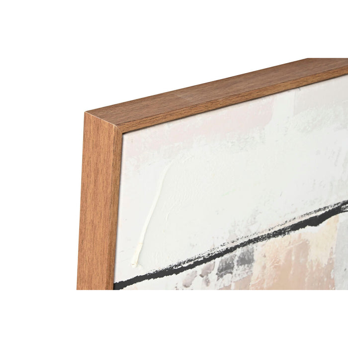 Картина Home ESPRIT Черен Златен Абстрактен Град 100 x 4 x 100 cm (2 броя)