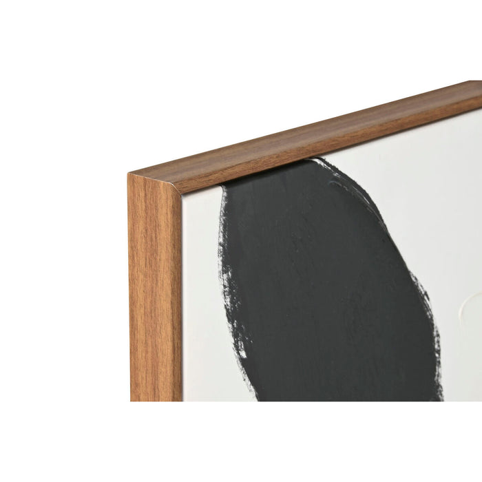 Картина Home ESPRIT Черен Бежов Цвете Град 75 x 4 x 100 cm (2 броя)
