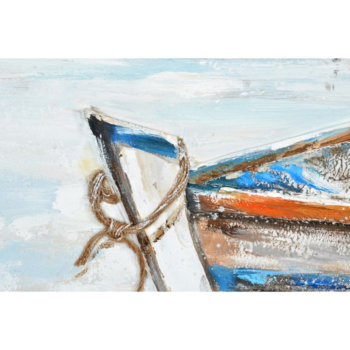 Картина Home ESPRIT Кораб Средиземноморско 150 x 4 x 120,5 cm