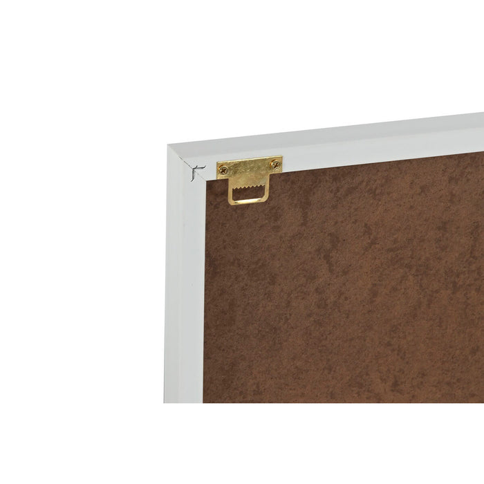 Картина Home ESPRIT Бял Бежов Пеперуди Shabby Chic 40 x 2,2 x 40 cm (2 броя)