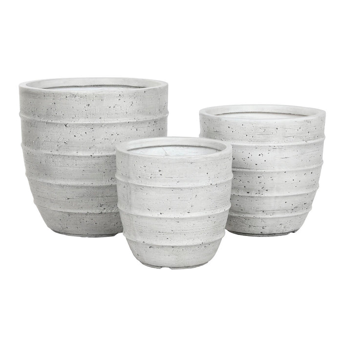 Саксия Home ESPRIT Сив Магнезиев (3 Части)
