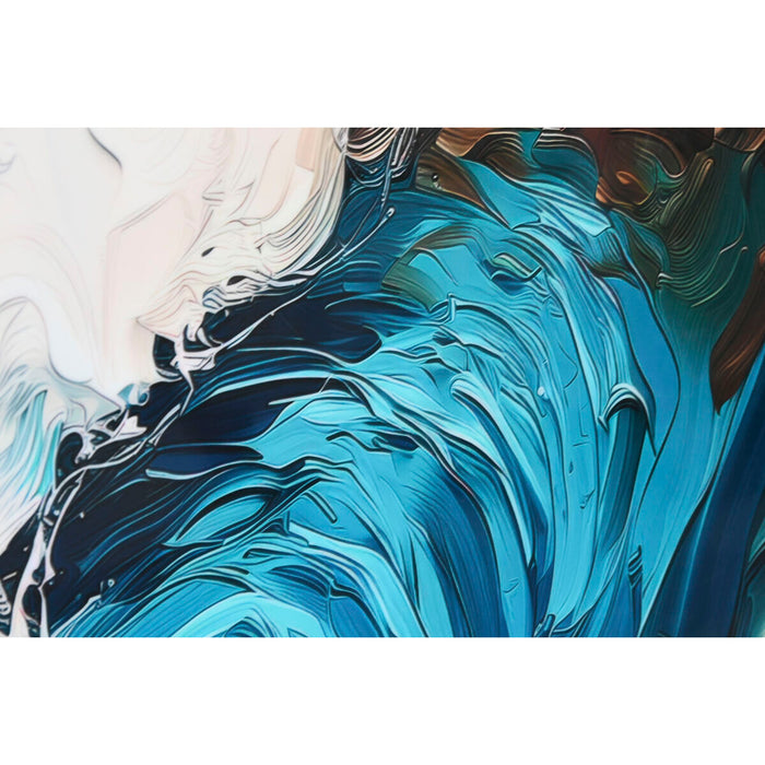 Картина Home ESPRIT Син Бял Кафяв Море и океан 80 x 3,5 x 80 cm (2 броя)