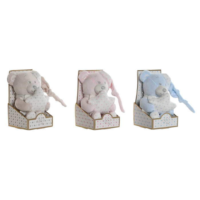 Плюш Home ESPRIT Син Бежов Розов полиестер 20 x 10 x 15 cm (3 броя)