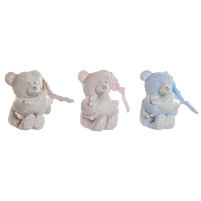 Плюш Home ESPRIT Син Бежов Розов полиестер 20 x 10 x 15 cm (3 броя)