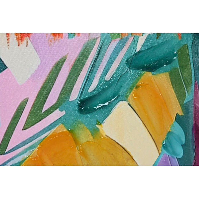 Пластно Home ESPRIT Палми Тропически 90 x 3,5 x 120 cm (2 броя)
