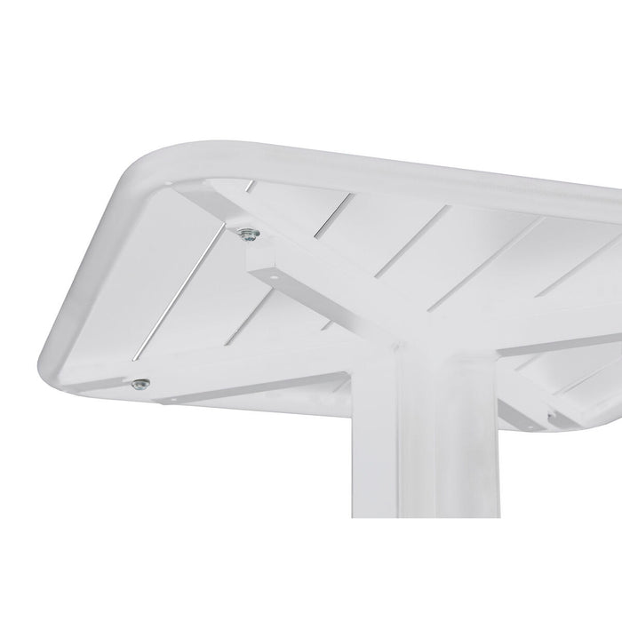 Комплект от маса с 2 стола Home ESPRIT Бял Метал полипропилен 60 x 60 x 102 cm