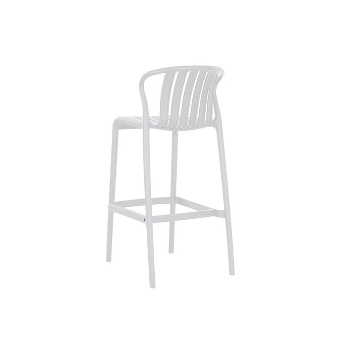 Комплект от маса с 2 стола Home ESPRIT Бял Метал полипропилен 60 x 60 x 102 cm