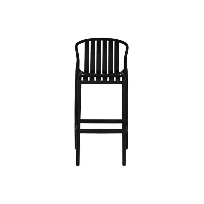 Комплект от маса с 2 стола Home ESPRIT Черен Метал полипропилен 60 x 60 x 102 cm