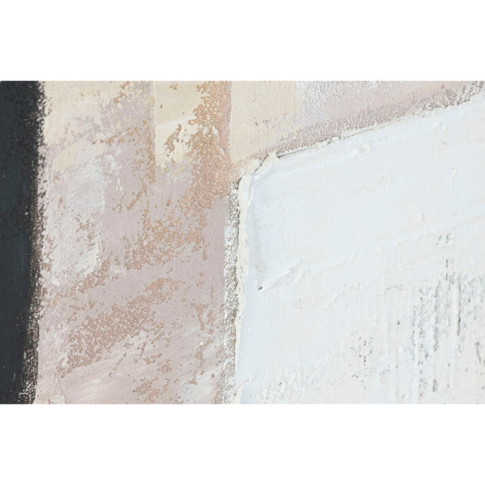 Картина Home ESPRIT Бял Бежов Абстрактен Град 92 x 4,5 x 121,5 cm (2 броя)