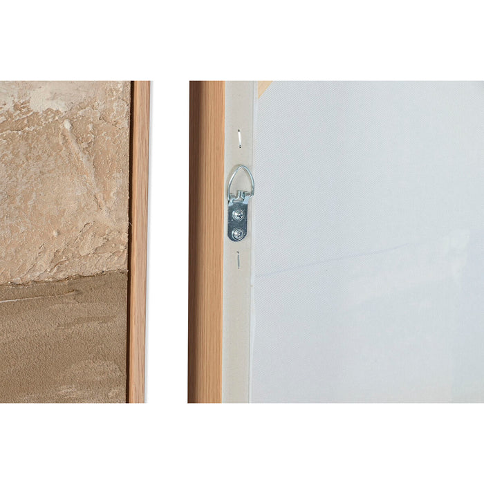 Картина Home ESPRIT Бял Бежов Абстрактен Град 92 x 4,5 x 121,5 cm (2 броя)