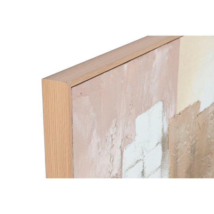 Картина Home ESPRIT Бял Бежов Абстрактен Град 92 x 4,5 x 121,5 cm (2 броя)