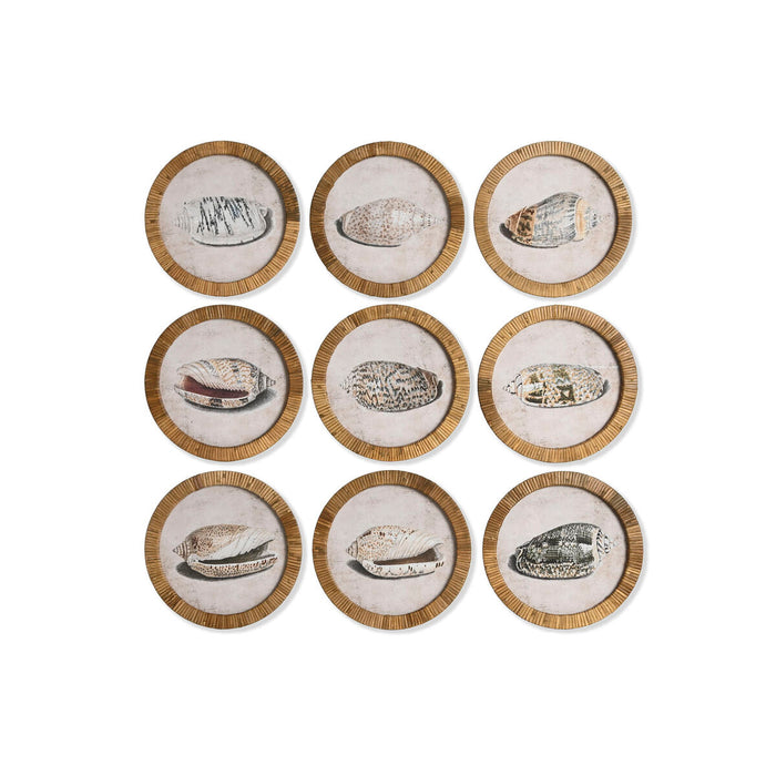 Картина Home ESPRIT Кристал Pатан 30 x 2 x 30 cm (9 броя)