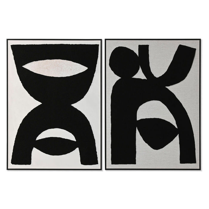 Картина Home ESPRIT Дървен Пластно 103 x 4,3 x 143 cm 102,6 x 4,3 x 142,6 cm (2 броя)