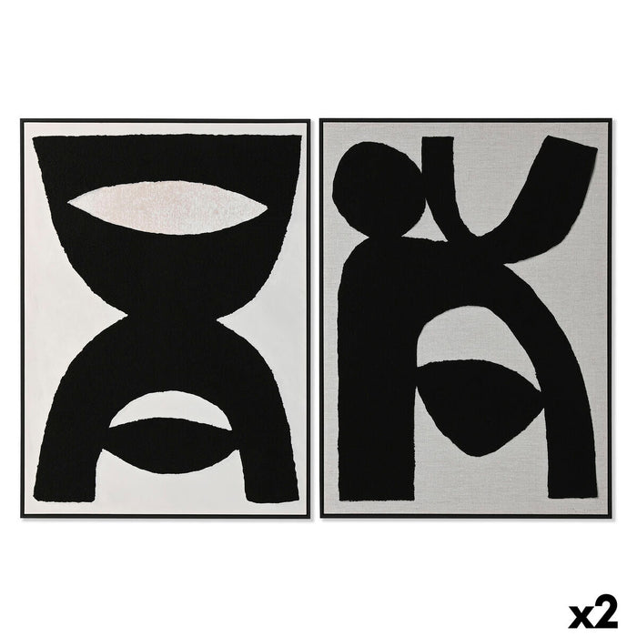 Картина Home ESPRIT Дървен Пластно 103 x 4,3 x 143 cm 102,6 x 4,3 x 142,6 cm (2 броя)