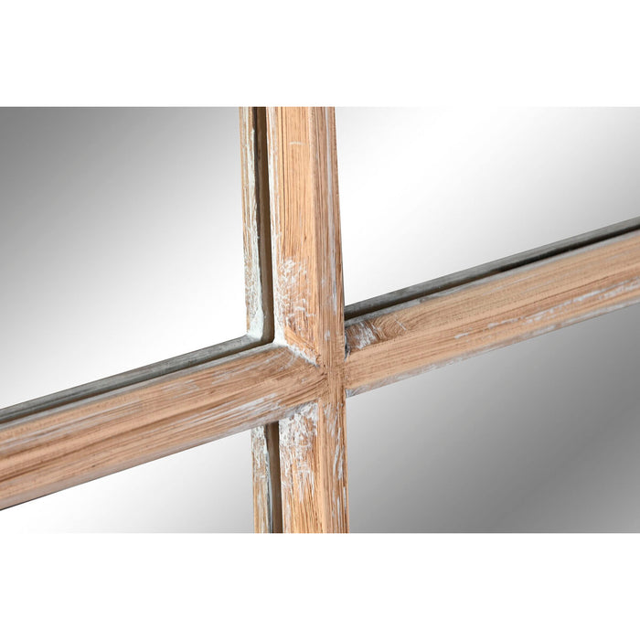 Стенно огледало Home ESPRIT Естествен Прозорец Гранитогрес 80 x 4 x 140 cm