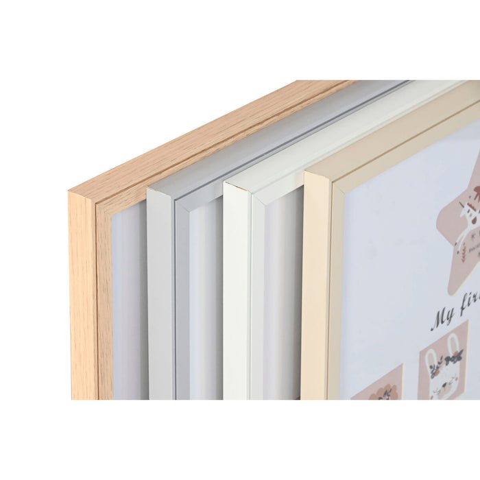 Рамка за снимки Home ESPRIT Кристал Дървен MDF 40,5 x 2 x 49,5 cm (4 броя)