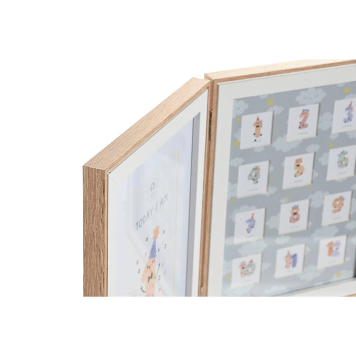 Рамка за снимки Home ESPRIT Кристал Дървен MDF 36 x 3 x 23 cm (2 броя)