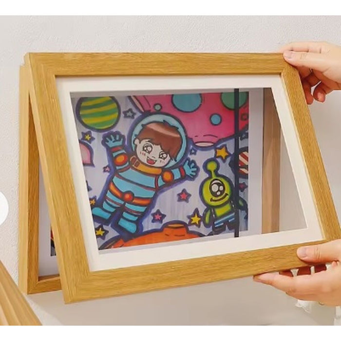 Картина Home ESPRIT Бял Естествен 34 x 3 x 44 cm