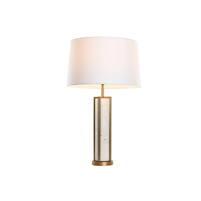 Настолна лампа Home ESPRIT Бял Бежов Златен 50 W 220 V