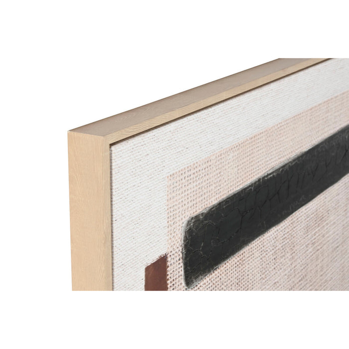 Картина Home ESPRIT Кафяв Черен Модерен Град 103 x 4,5 x 143 cm (2 броя)