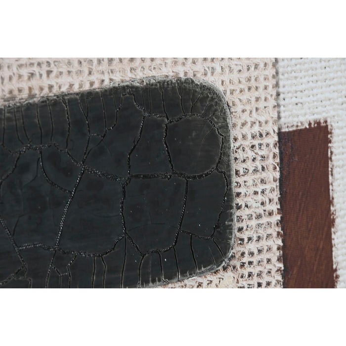 Картина Home ESPRIT Кафяв Черен Модерен Град 103 x 4,5 x 143 cm (2 броя)