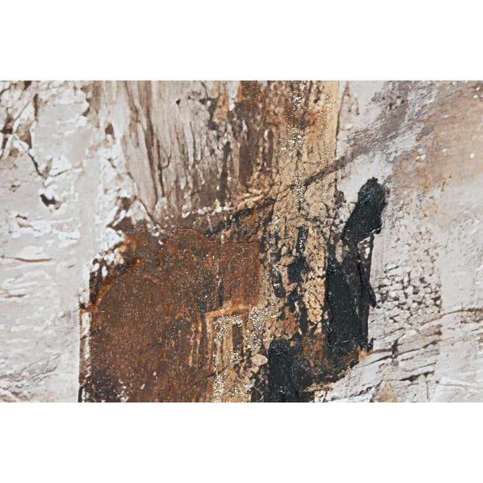 Картина Home ESPRIT Бял Златен Абстрактен Модерен 103 x 4,5 x 143 cm (2 броя)