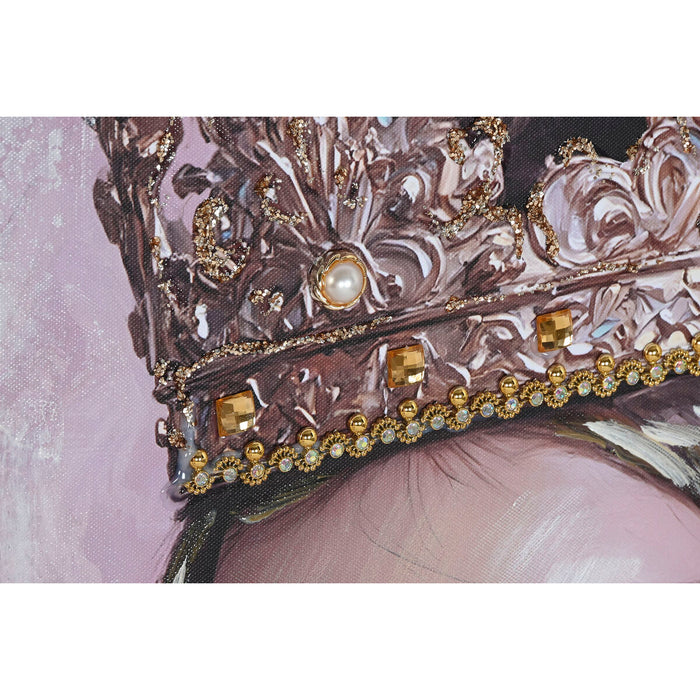 Пластно Home ESPRIT Розов Златен Бокс ръкавица 60 x 3 x 90 cm (2 броя)