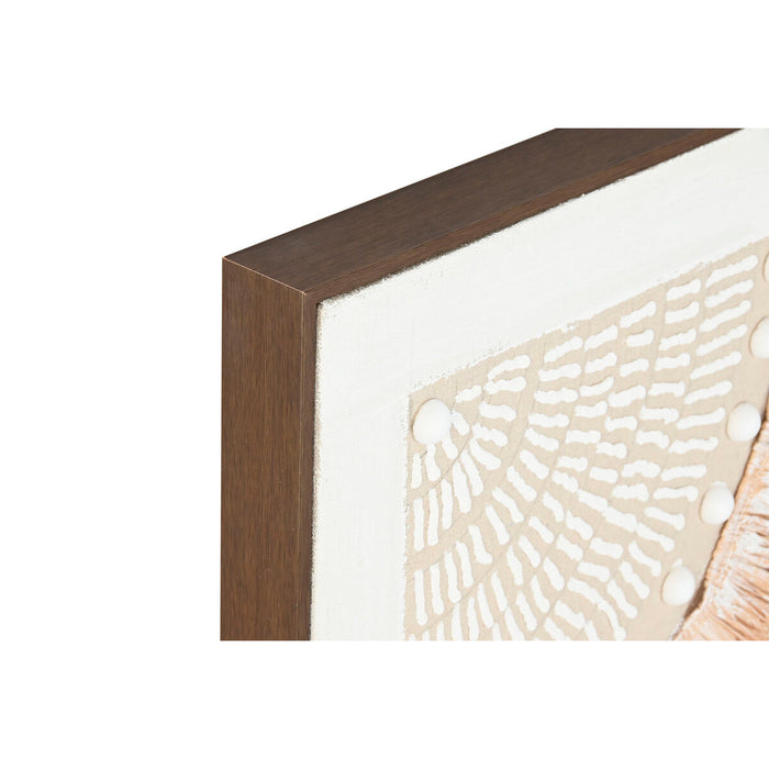 Пластно Home ESPRIT Бежов Естествен Boho 122 x 4,5 x 62 cm (2 броя)