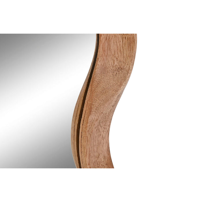 Стенно огледало Home ESPRIT Кафяв Естествен Cottage 51 X 2,5 X 71 CM