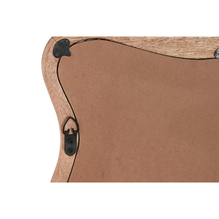 Стенно огледало Home ESPRIT Кафяв Естествен Cottage 51 X 2,5 X 71 CM