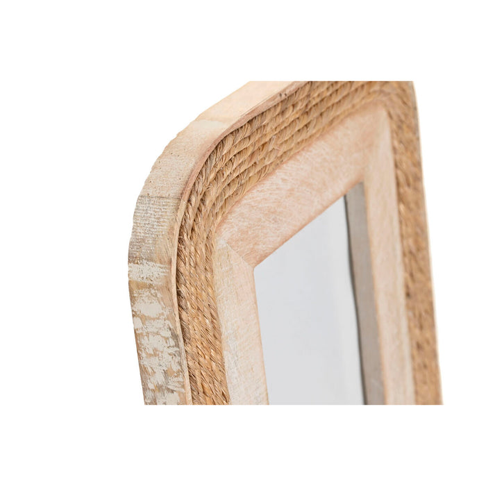 Рамка за снимки Home ESPRIT Кафяв Кристал Въже Дърво манго Естествен Cottage