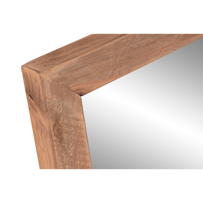 Стенно огледало Home ESPRIT Естествен Alpino 100 X 4 X 60 CM