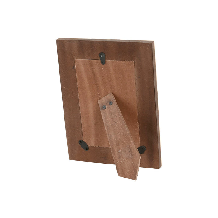 Рамка за снимки Home ESPRIT Бял Естествен Смола Кост Модерен (3 броя)